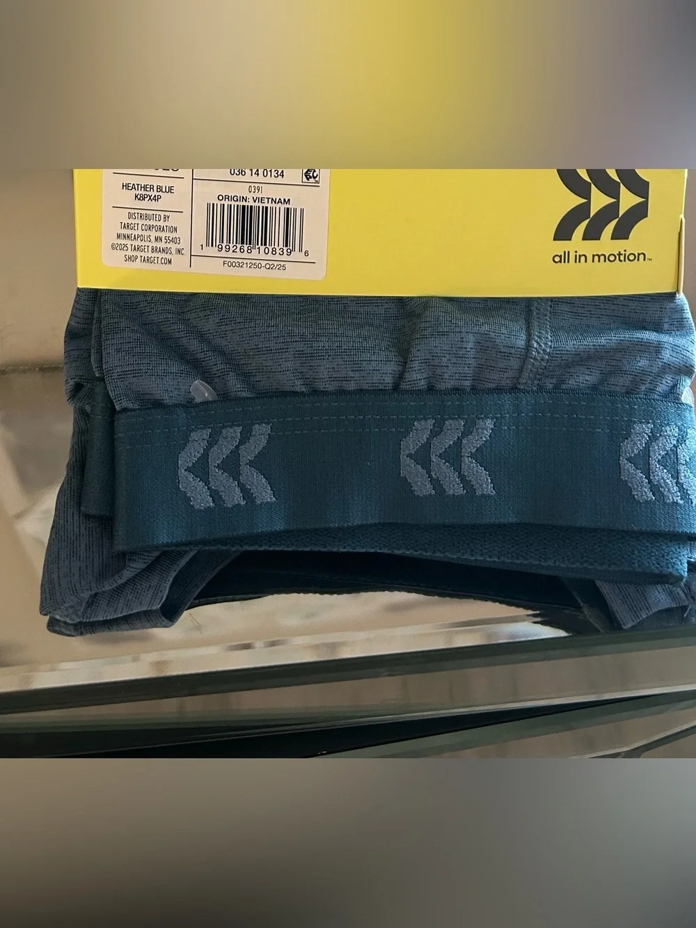 all in motion Blue Heather Thermal Set for Kids